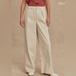 Varley NWT  Isobel Wide-Leg Pant 29.5" Ivory Photo 2