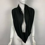 Beyond Yoga Beyond‎ Yoga Black Pocket Infinity Scarf Travel Zip Storage Soft Stretch NWT Photo 6