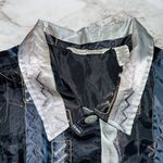 French Laundry | Blazer Paneled Striped Vintage | Silver Grey | Womens | L Photo 1