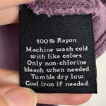 Rock & Republic  Purple Long Sleeve Henley Button Shirt Photo 4