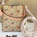 Coach Mollie Bucket Bag 22 In Signature Canvas With Strawberry Print cB602 Photo 0