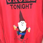 FINAL MARKDOWN Ladies’ Mossimo “Take Me Gnome Tonight “ knit top (M) Red Size M Photo 2