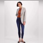 ON 34th Brown and Blue Blazer with Tailored Silhouette Size 8 Photo 1