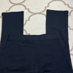 American Giant Women's Ponte Kick Flare Pant Pull on ankle pants, size 8 Black Photo 2