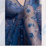 Free People  rare teal sequin maxi dress NWT Photo 9