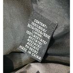 Tibi Silk Dress Geometric Pleated Short Sleeve Black Gary Red Dress 4 Photo 8