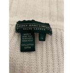 Ralph Lauren Vintage Jeans Company Women's White Pullover Sweater Cotton large Photo 1
