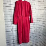 Vintage Gillian Red Silk V Photo 9