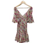 byTiMo Floral Smocked Chiffon Dress Size‎ Medium Photo 5