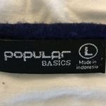 Popular Basics Large Child Shirt Blue and White XS Photo 2