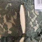 Cable & Gauge  Dry Oregano Lace Babydoll Mock Neck Top Size M Photo 2