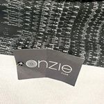 Onzie FLOW Black & White Striped Leggings Size XS Photo 8