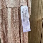 BCBGMAXAZRIA Snake-Embossed Wrap Maxi Dress Photo 5