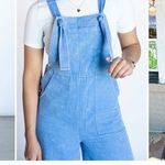 Apricot Lane Wide Leg Overall Jumpsuit Photo 3