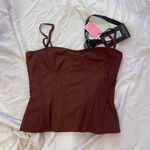 Pretty Little Thing brown corset Photo 1