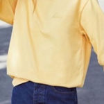 Brandy Melville John Galt Yellow Honey Crewneck Pullover One Size Photo 0