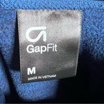 Gap Fit heathered blue half zip pullover workout top size medium Photo 8