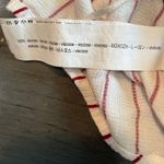 Bershka  Striped Mini Skirt White Red Viscose Size Small‎ Summer Casual Photo 2