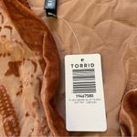 Torrid Burnt Orange Velvet Kimono One Size Photo 2