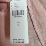 NWT Anthropologie Amadi Kaye Linen Blend Metallic Blazer Lightweight Small‎ Orange Photo 7