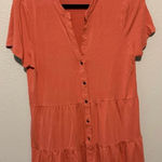 Wonderly  Large Terracotta Button-Down Shirt Photo 0