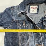 Mudd  Women Denim  Jean Jacket Jrs Med. Long Sleeve Button Front Pockets Fall Photo 1