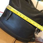 Coach  Black Leather Convertible Crossbody Shoulder Bag w Top Zipper Front Pocket Photo 10