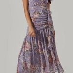 ASTR  The Label Kiana Floral Rucked Dress Size Medium Photo 0
