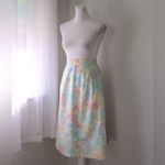 Vintage ‘70s Sears Skirts That Fit Pastel Floral Print A Photo 2