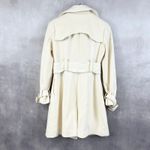 Bebe  Womens Belted Pea Coat S Minimalist Y2K Outerwear Parisian Chic Old Money Photo 5