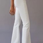 Urban Outfitters Velvet Cream Tan Ruched V-Front Flare Pant Jeans Photo 3