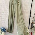 Derek Heart Sage Green Wide Leg Pants Photo 1
