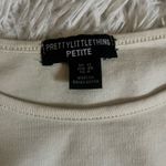 Pretty Little Thing  sand long sleeve crop top Photo 1