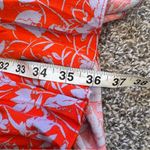 Free People  Red Blue Floral Tiered Maxi Skirt Boho Women’s M Festival Beachy Photo 1