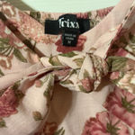 Trixxi  Pink Floral Tiered Babydoll Mini Dress M Photo 6