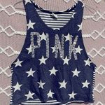 Victoria's Secret PINK Sequin Casual Workout Crop Tank Top Photo 0