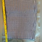 Gap Black, White, Blue Checkered Curvy Signature Skinny Ankle Size 12 Tall Photo 3
