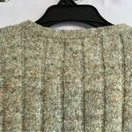 Jessica Simpson  Sweater Women’s Medium Green With Browns Oranges Soft Ribbed NWT Photo 6