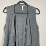Matilda Jane  Grey Sleeveless Open Cardigan Size Small Photo 3