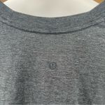 Lululemon Top Shirt Side Tie V-Neck T-Shirt Heathered Black Photo 4