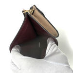 Coach  Medium Corner Zip Wallet in Taupe Leather 6390 Photo 4