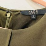 Alex Marie  Olive green sleeveless dress sz small Photo 2