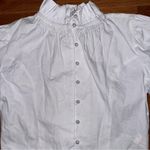 Nasty Gal  Pearl Button Down High Neck Blouse Photo 1
