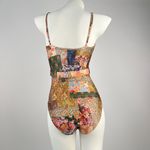 Zimmermann $385 NWOT  V Wire Floral Paisley Swimsuit One Piece Devi Chain Size 3 Photo 4