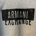 Armani Exchange  Women’s Heather Gray Crew Neck Sweater — Size S Photo 2