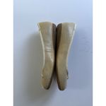 Pour La Victoire Snake Embossed Ballet Flats Size 8 Nude Beige Comfort Sole Photo 7