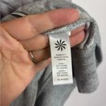 Athleta Lotus Gray Sleeveless Hooded Jersey Zippered Vest Top Photo 5