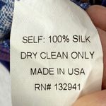 Amanda Uprichard  Silk Mini v neck lace up Dress S Chevron‎ Print Boho geometric Photo 4