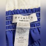 Ariella Arielle blue textured off shoulder top Photo 1