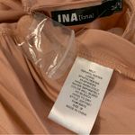 INA Ballon sleeve Tiered midi dress size M Photo 9